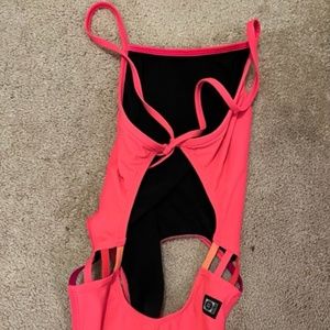 Jolyn Hot Pink Julian Contrast Suit - Size 32
